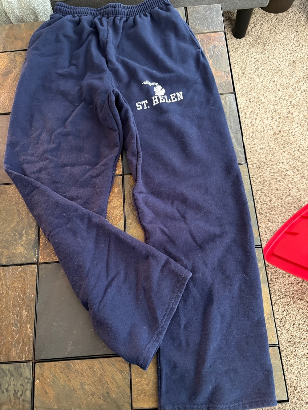 Gildan Navy St. Helen Fleece Sweatpants